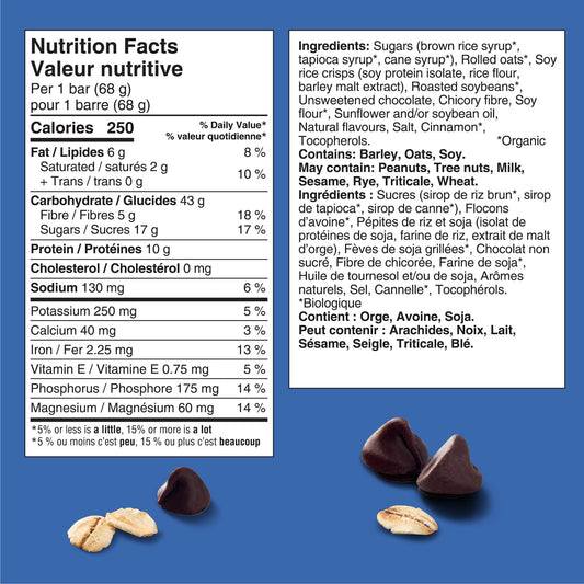Clif Bar, Energy Bars, Chocolate Chip, High Protein, 1.02 kg (Pack of 15)