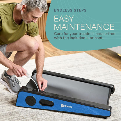 Lifepro PacerMini Walking Pad with Incline, Compact & Quiet- 220 lbs Cap