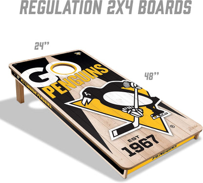 YouTheFan NHL Pittsburgh Penguins 2’ x 4’ Cornhole Game