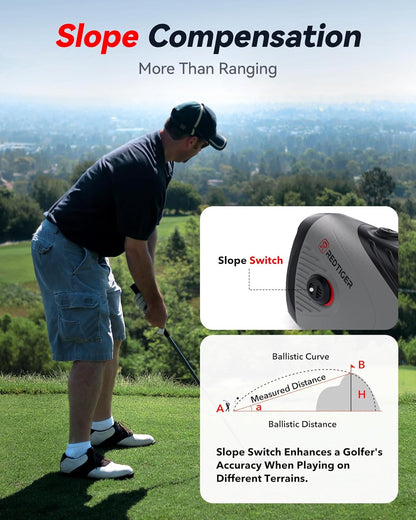 REDTIGER 1200 Yards Golf Range Finder with Slope