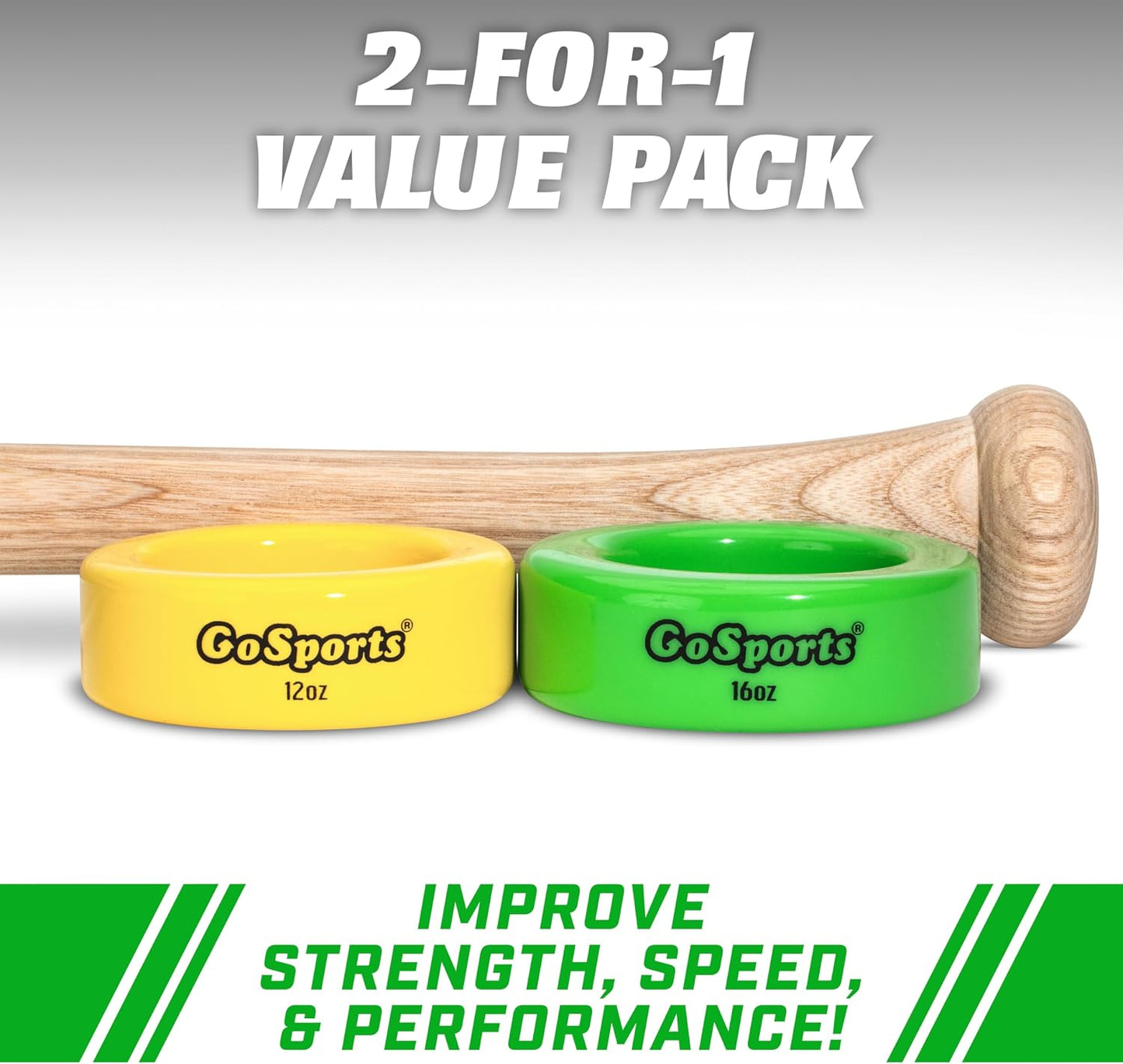 GoSports Baseball and Softball Bat Weights