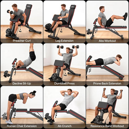 JOROTO Adjustable Weight Bench