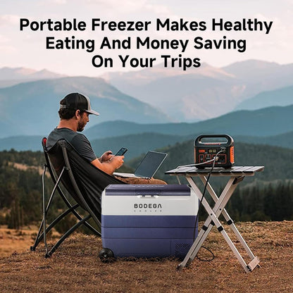 BODEGACOOLER 12 Volt Portable Refrigerator,64 Quart Car Fridge