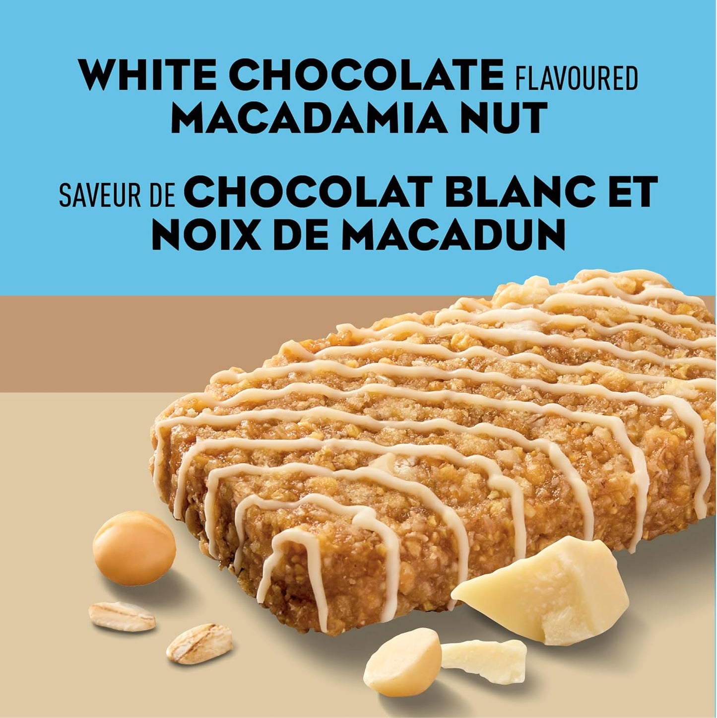 Clif Bar, Energy Bars, White Chocolate Macadamia Nut, 680 g (Pack of 10)