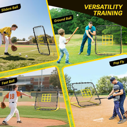 Dimples Excel 4x4.5 FT Heavy-Duty Baseball Rebounder