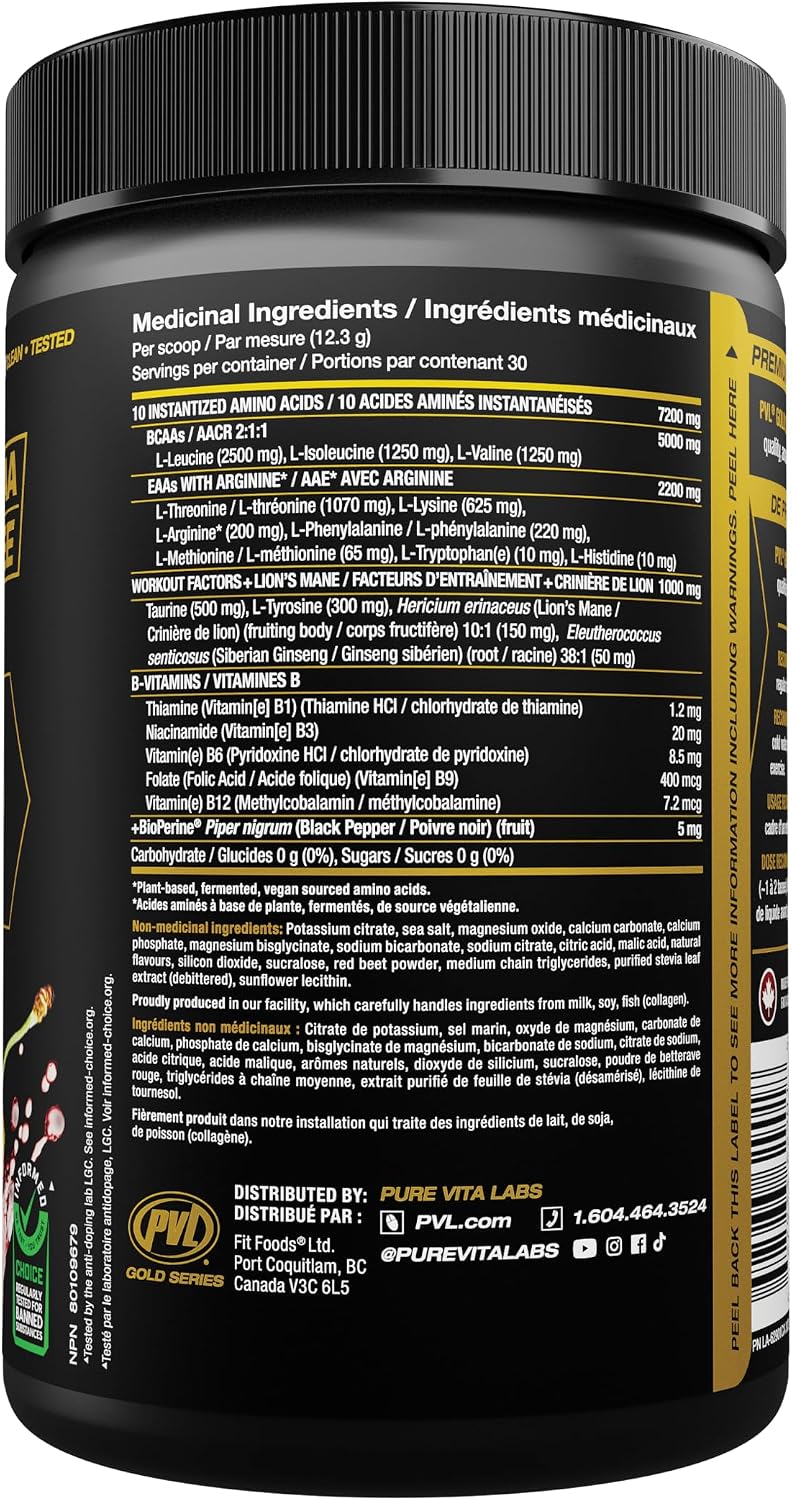 PVL EAA Complete Essential Amino Acid with BCAA Tropical Punch