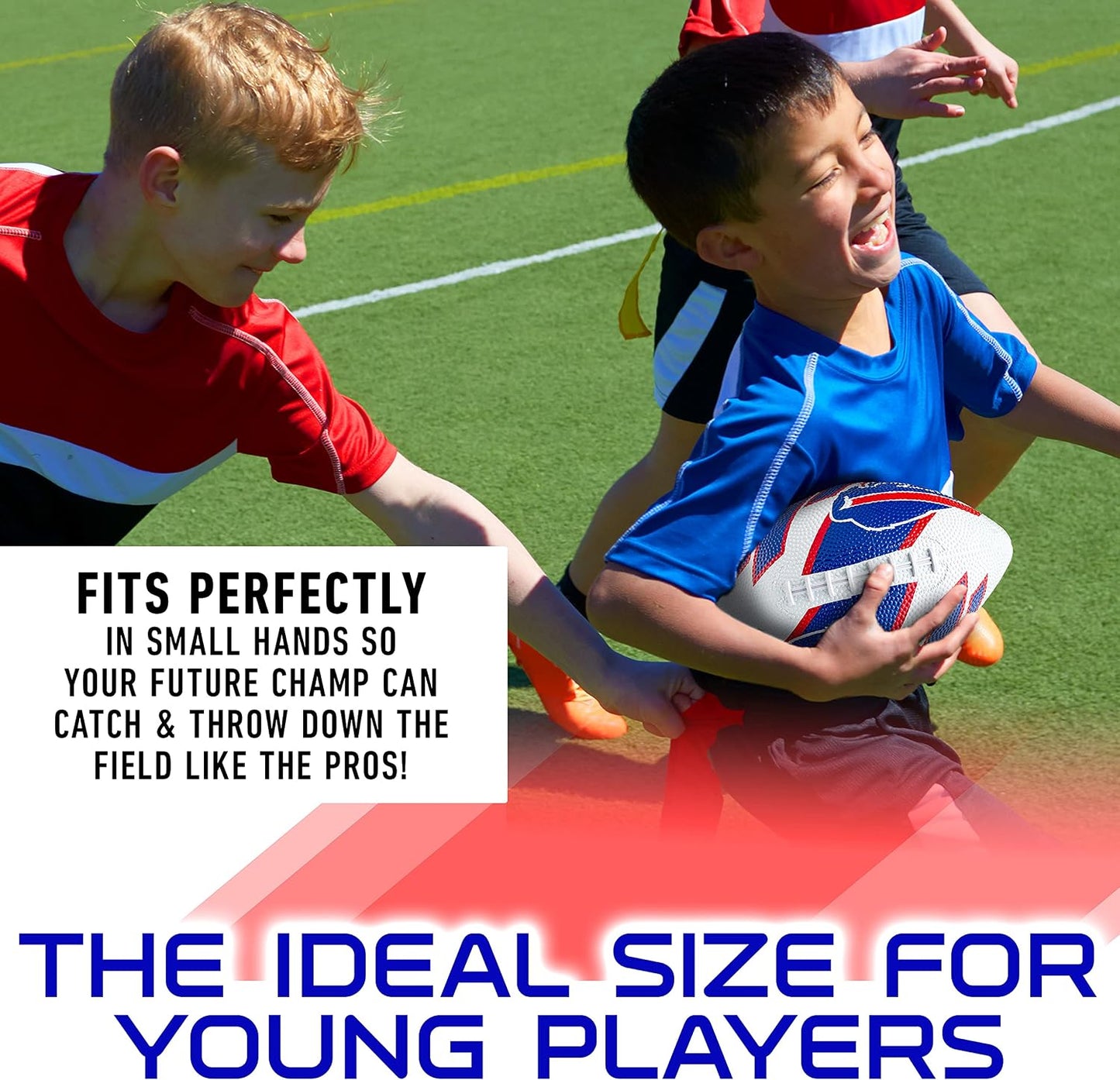 Franklin Sports NFL Youth Mini Football + Air Pump Set – Official NFL Licensed, All Teams