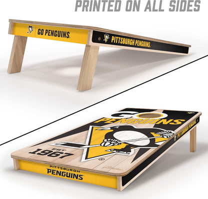 YouTheFan NHL Pittsburgh Penguins 2’ x 4’ Cornhole Game
