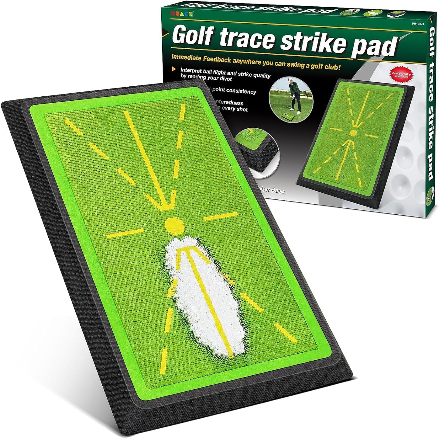 Divot Board Swing Mat 12x17" | Golf Swing Path Training Aid