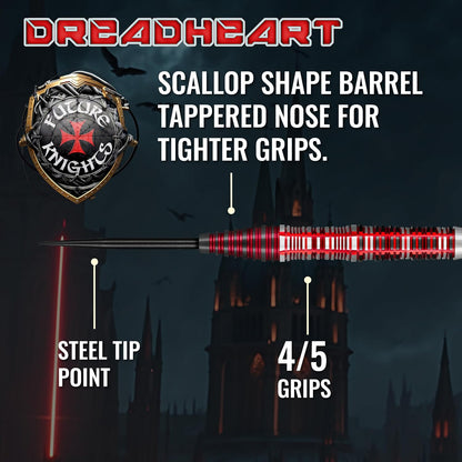 Shot! Future Knights Dreadheard Steel Tip Darts | 90% Tungsten