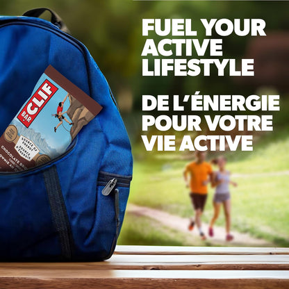 Clif Bar, Energy Bars, Chocolate Brownie, High Protein, 680 g (Pack of 10)