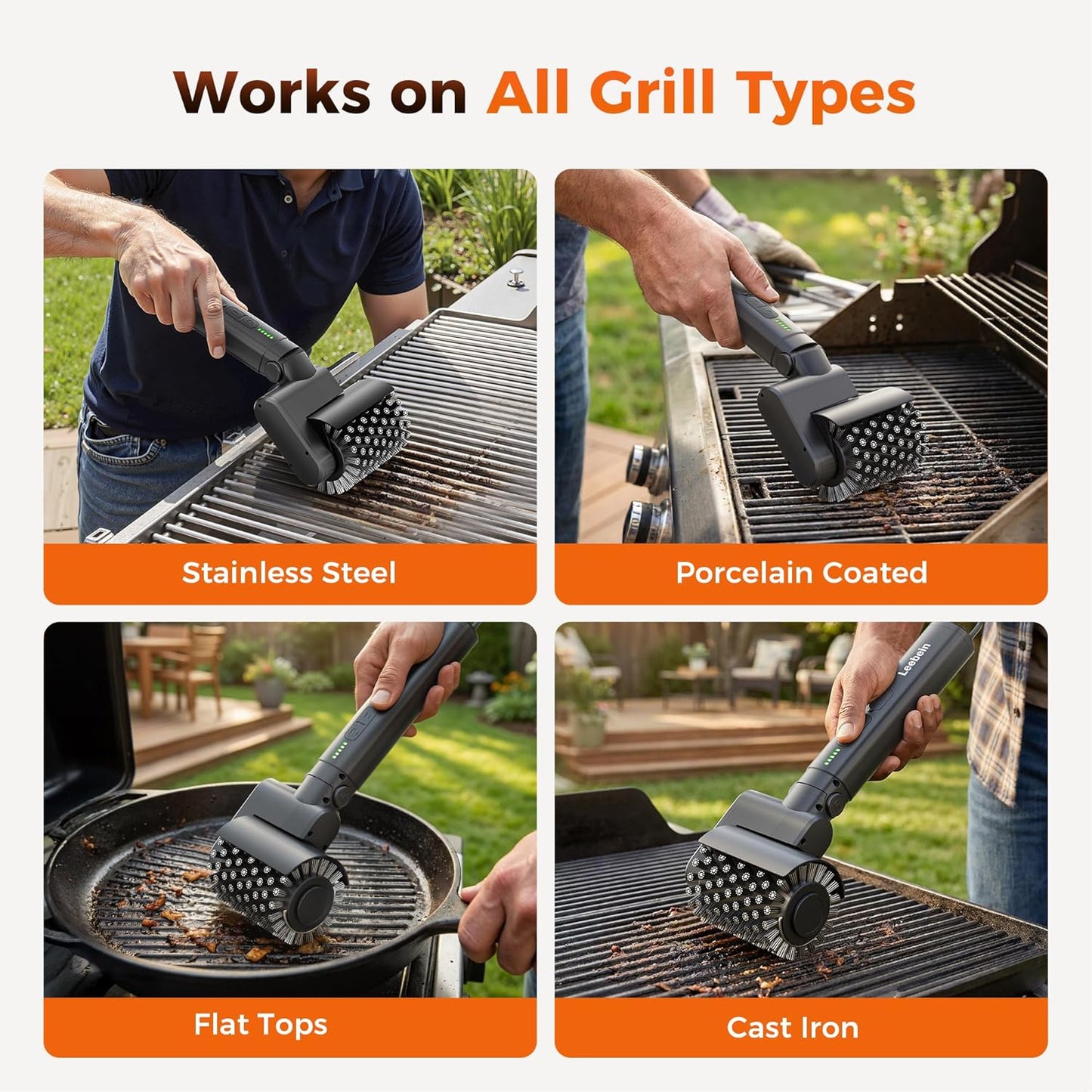 Leebein Electric Grill Brush