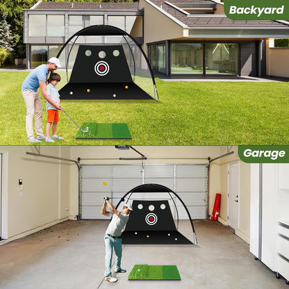 Golf Net, 10x7FT Durable Large Golf Practice Net