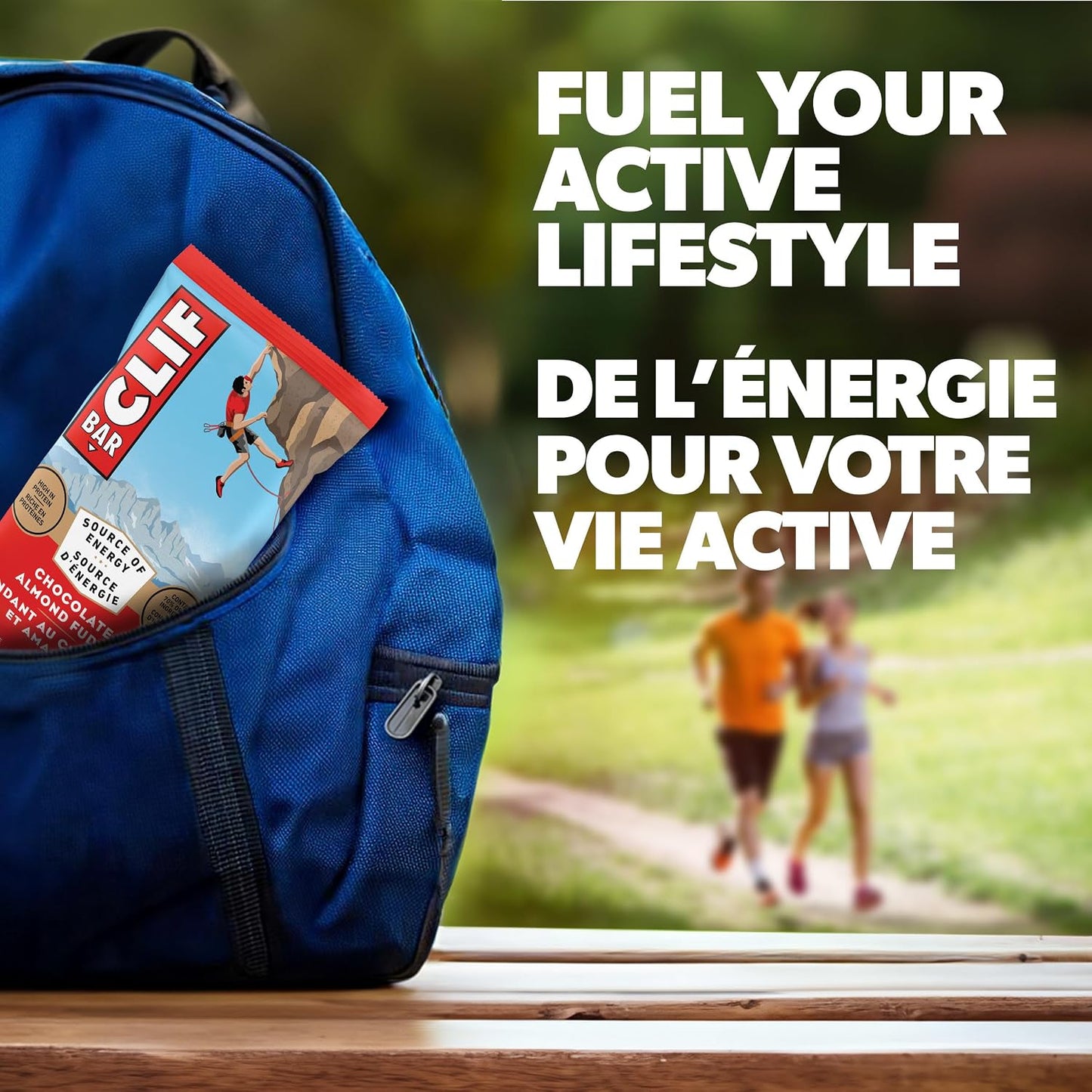 Clif Bar Energy Bars, Chocolate Almond Fudge, 680 g (Pack of 10)