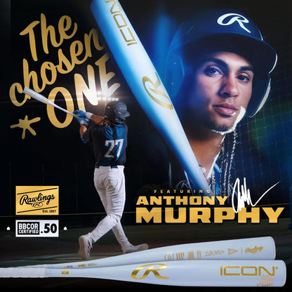 Rawlings | 2026 | ICON The Chosen One Baseball Bat | BBCOR | -3 | 1 Pc.