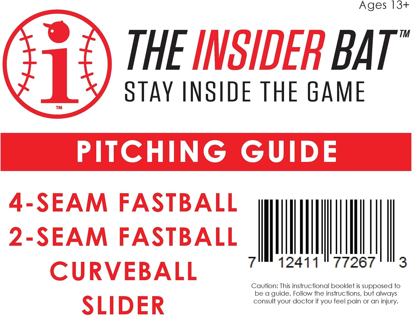 Baseball Pitching Trainer Kit -- Pitch Training Baseball with Detailed Grip Instructions