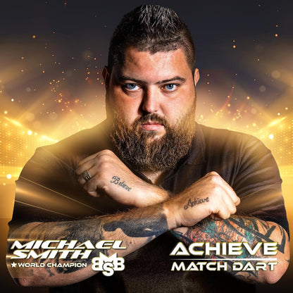 Shot! Darts Michael Smith Achieve Center Weighted 90% Tungsten