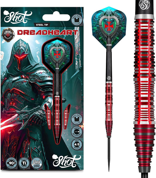 Shot! Future Knights Dreadheard Steel Tip Darts | 90% Tungsten