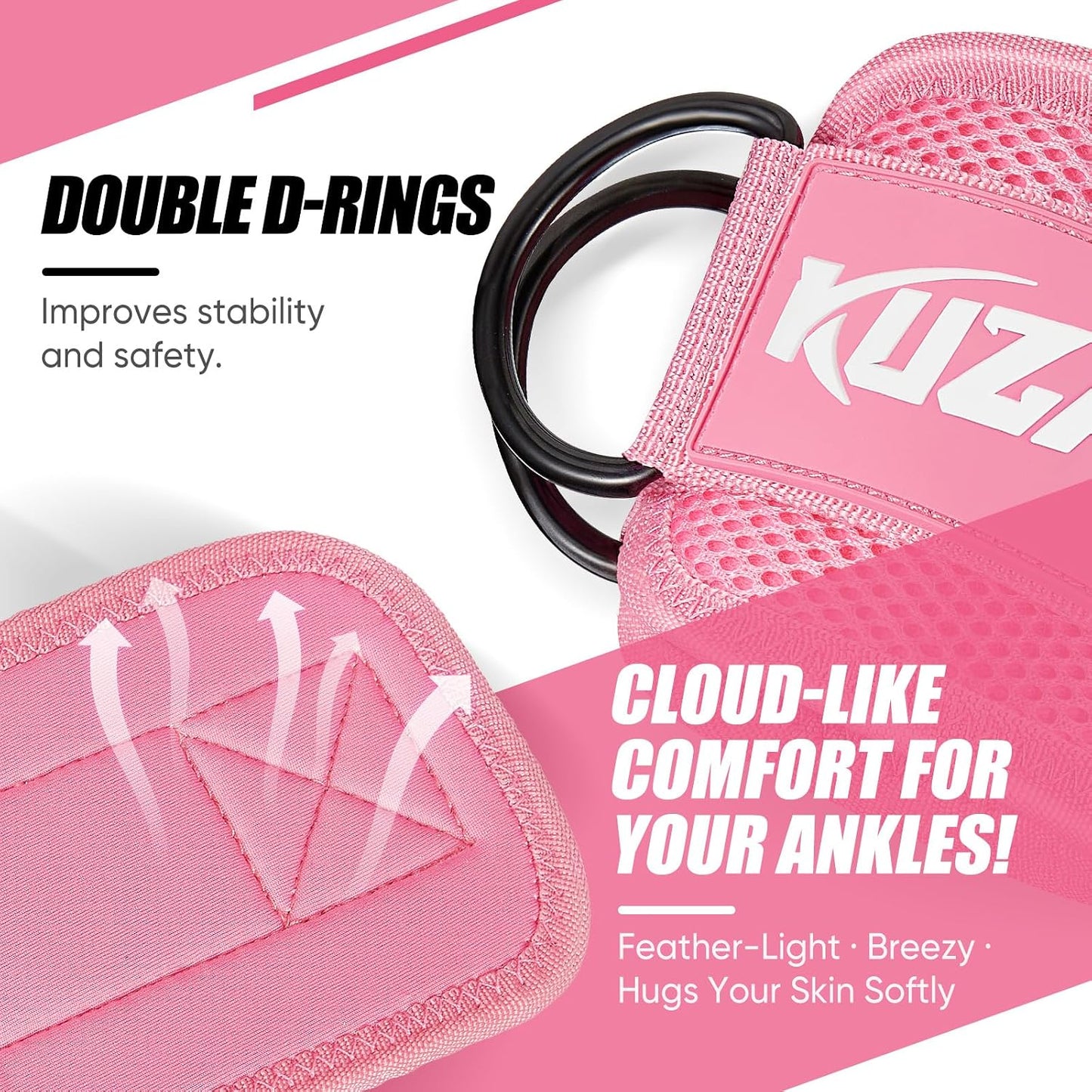 Resistance Bands with Ankle Straps, Ankle Weights Bands for Working Out