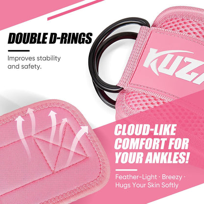Resistance Bands with Ankle Straps, Ankle Weights Bands for Working Out