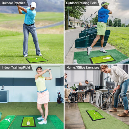 Divot Board Swing Mat 12x17" | Golf Swing Path Training Aid