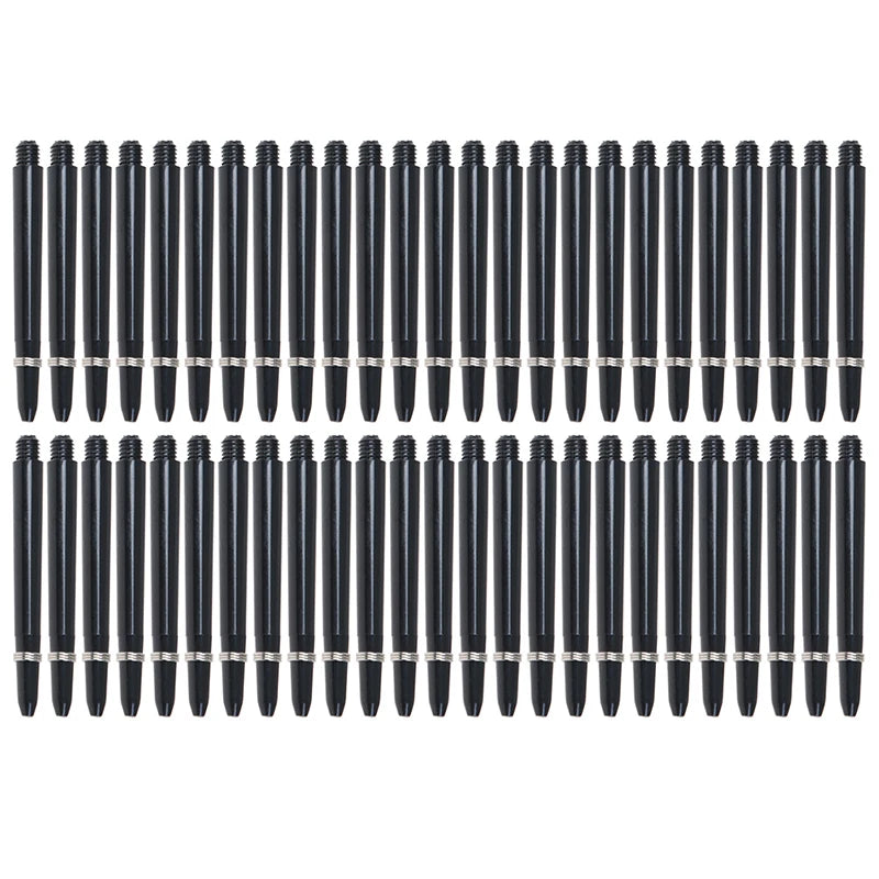50Pcs/lot 48mm Nylon Dart Shafts 2BA Screw Thread Plastic Darts Rod Stems Darts Accessories For 2BA Screw Thread Standard