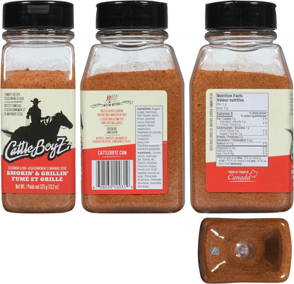 Cattleboyz Smokin & Grillin, Seasoning & Rub, Smokey + Grilled