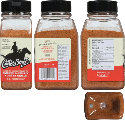 Cattleboyz Smokin & Grillin, Seasoning & Rub, Smokey + Grilled