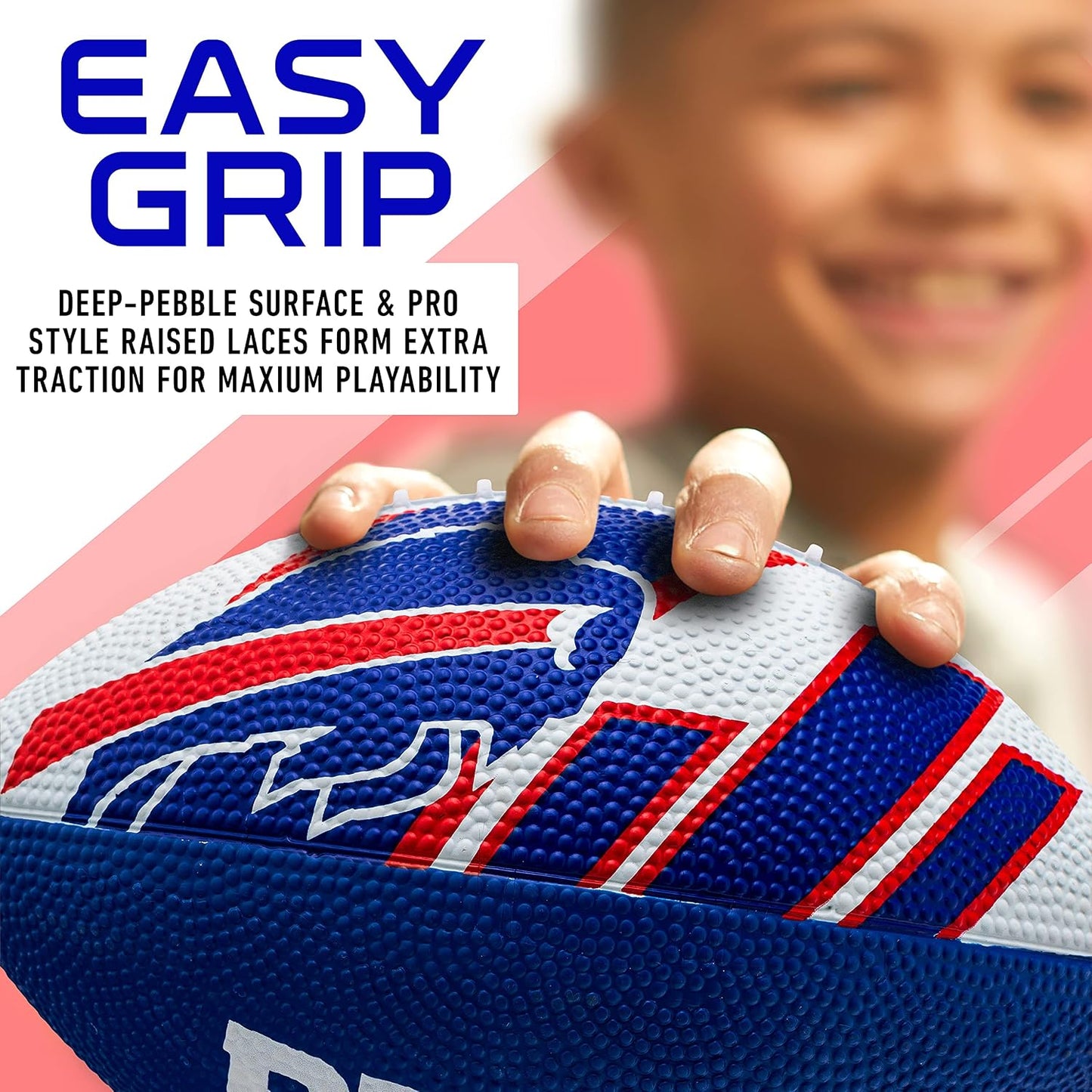 Franklin Sports NFL Youth Mini Football + Air Pump Set – Official NFL Licensed, All Teams