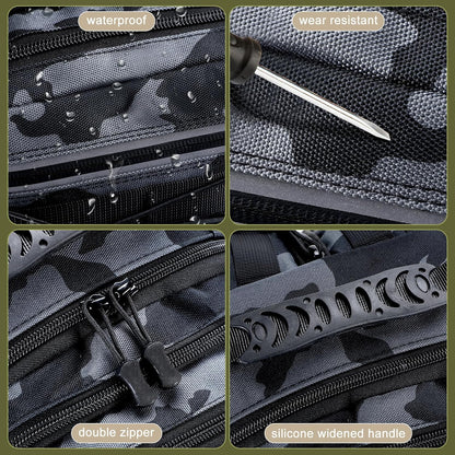 Fishing Backpack with Rod Holder, Fishing Tackle Storage Bags Fishing Tackle Box Backpack Fishing Tackle Bag