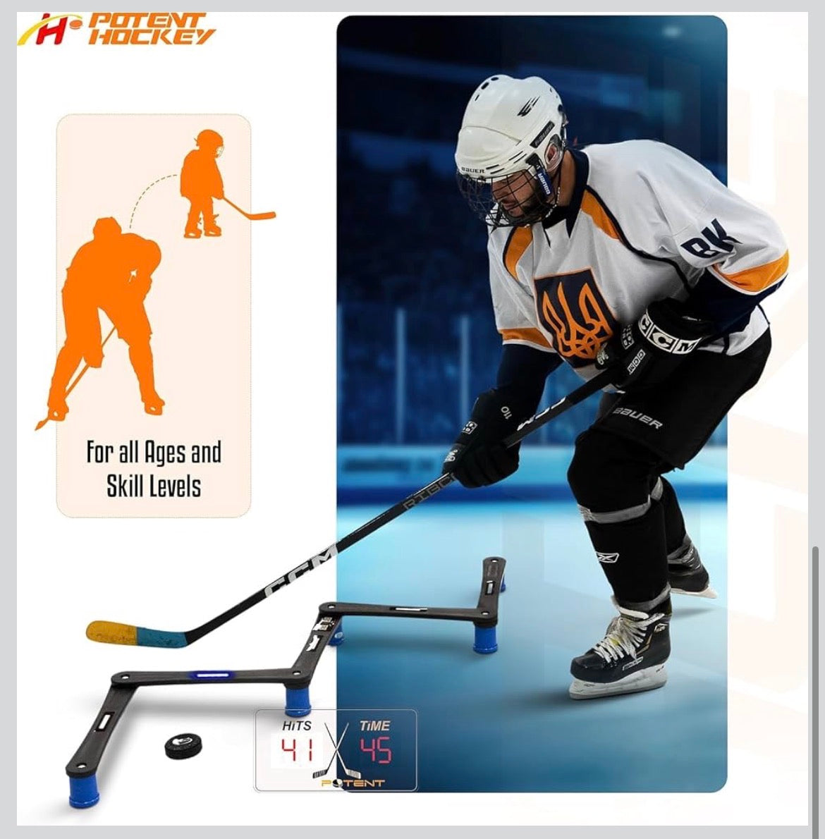 Potent Hockey Smart Stickhandling Trainer