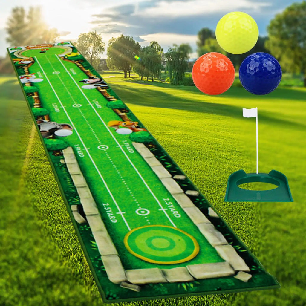 Golf Putting Mat Practical Golf Practice Mat for Park Office Indoor