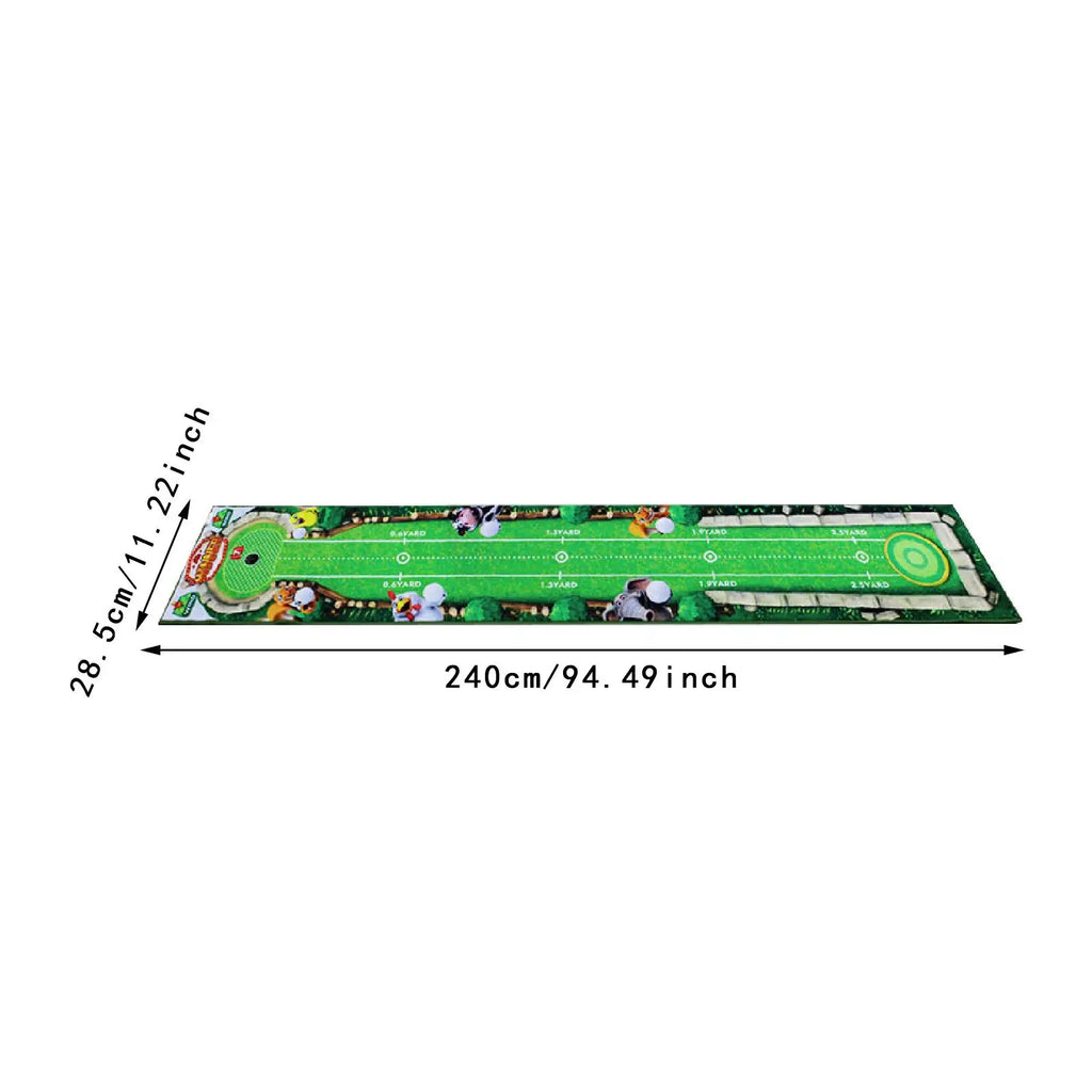 Golf Putting Mat Practical Golf Practice Mat for Park Office Indoor