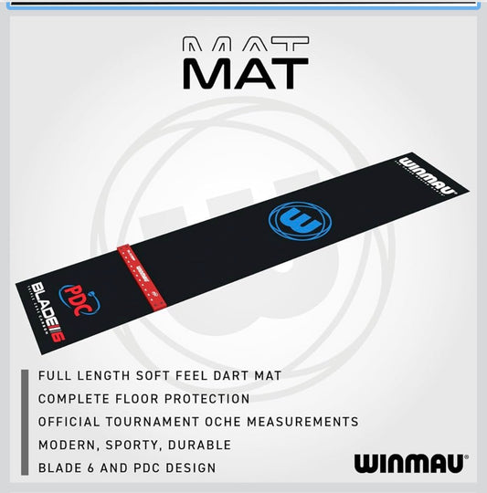 WINMAU Darts Mat - Pro Zone Precision PVC Dart Mat