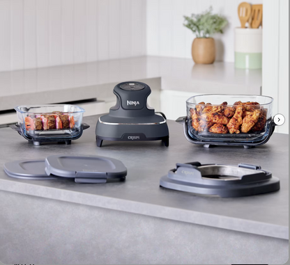 Build Your Own Ninja Crispi™ 4-in-1 Portable Glass Air Fryer Cooking System, Cyberspace