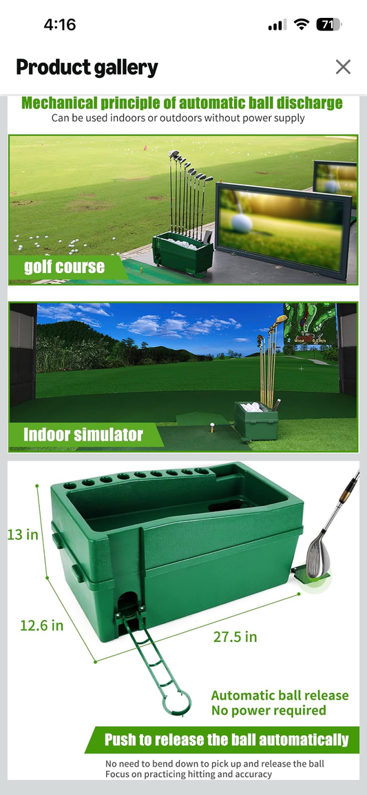 WBM Automatic Golf Tee Machine