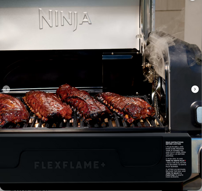 Ninja™ FlexFlame™ Propane Grill & Outdoor Cooking System Bundle, Black