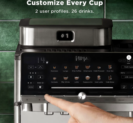 Ninja AutoBarista™ Pro Fully Automatic Espresso Machine in Stainless Steel