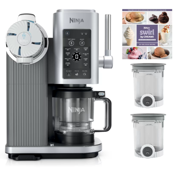 Ninja Swirl™ by CREAMi® Soft Serve & Ice Cream Machine