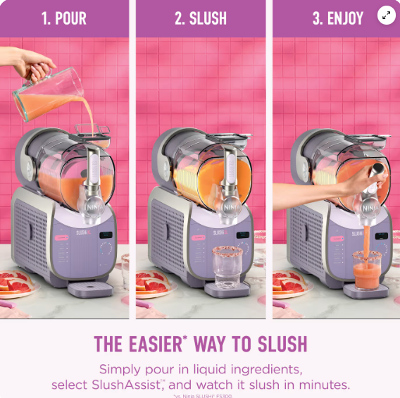 Ninja SLUSHi XL Slushie Machine in Pink Violet