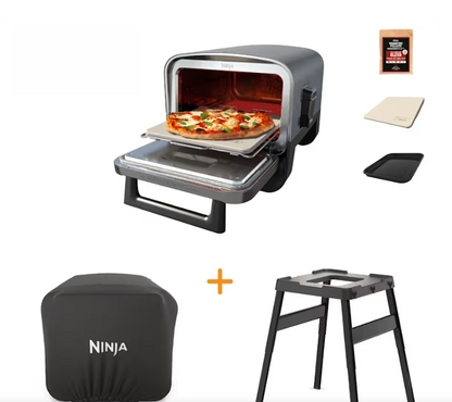 Ninja Woodfire™ 8-in-1 Outdoor Oven (With Premium Cover and Adjustable Stand)