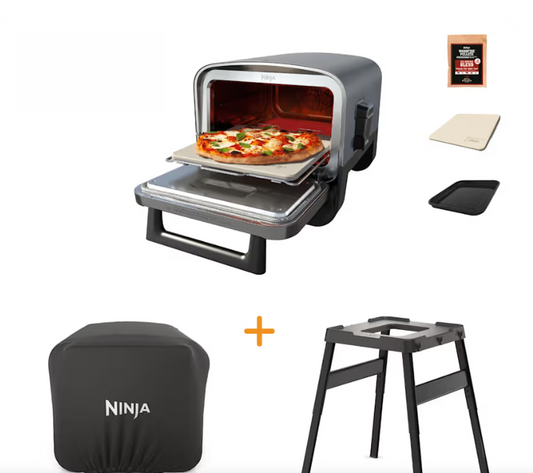 Ninja Woodfire™ 8-in-1 Outdoor Oven (With Premium Cover and Adjustable Stand)