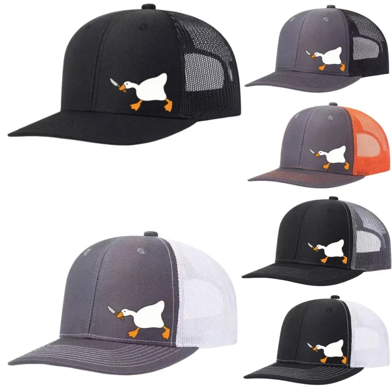 Goose Knife Printed Adjustable Baseball Cap Classic Snapback Dad Hat