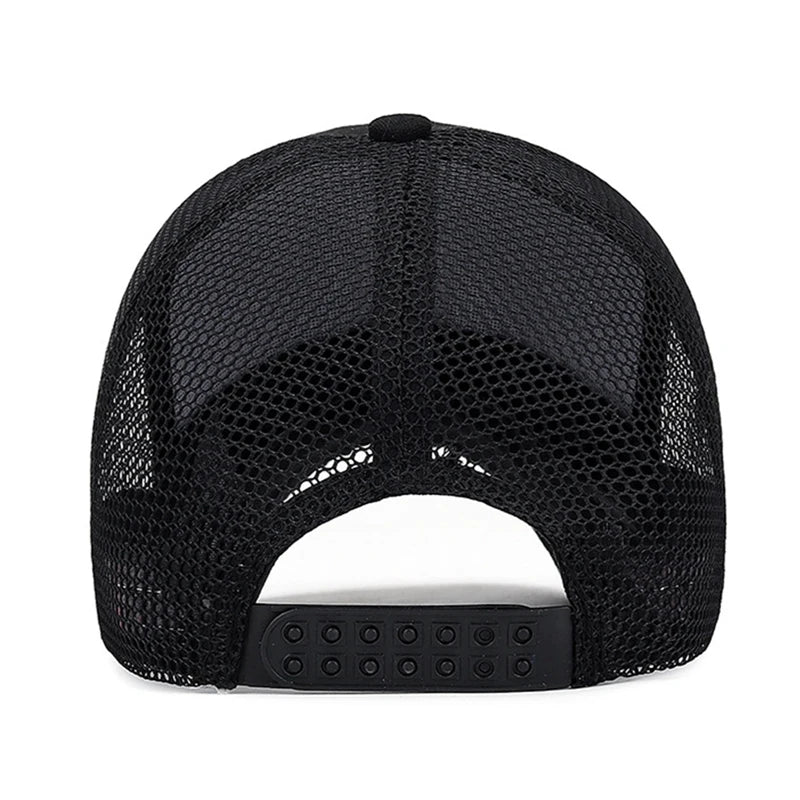 Women Men Summer Breathable Net Mesh Golf Baseball Cap Outdoor UV