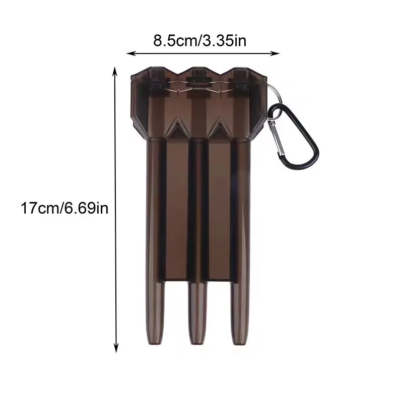 Dart Box New 1Pc Dart Box Portable Transparent Darts ABS  Key Lock