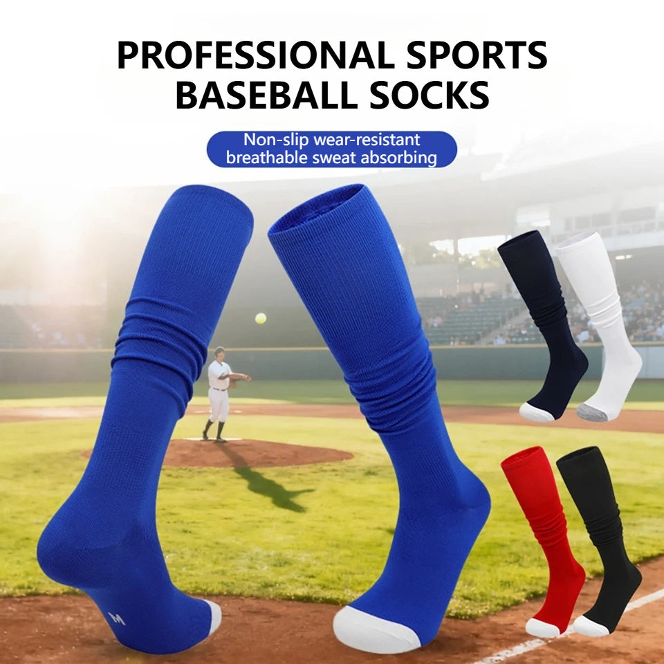 Loogdeel High-Tech Sports Socks Anti-Slip Sweat-Absorbing Long