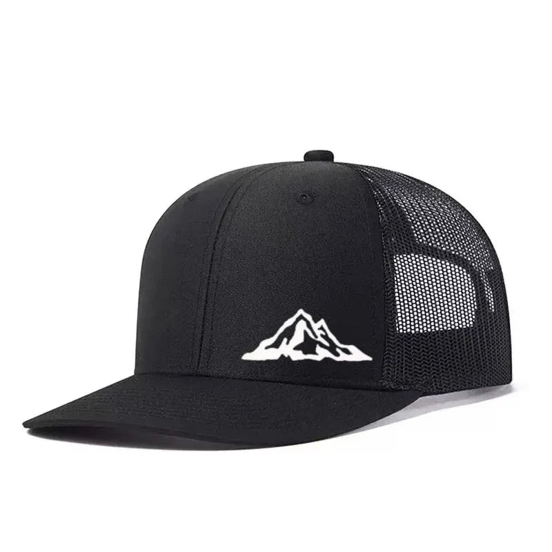 Mountain Range Printed Adjustable Baseball Cap Classic Snapback Dad