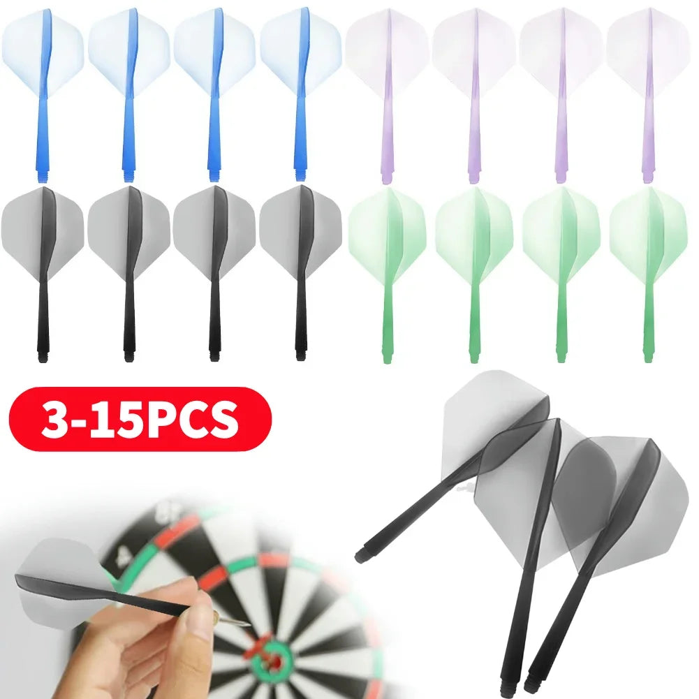 3-15Pcs Integrated Dart Flights and Shafts Anti-fall Professional