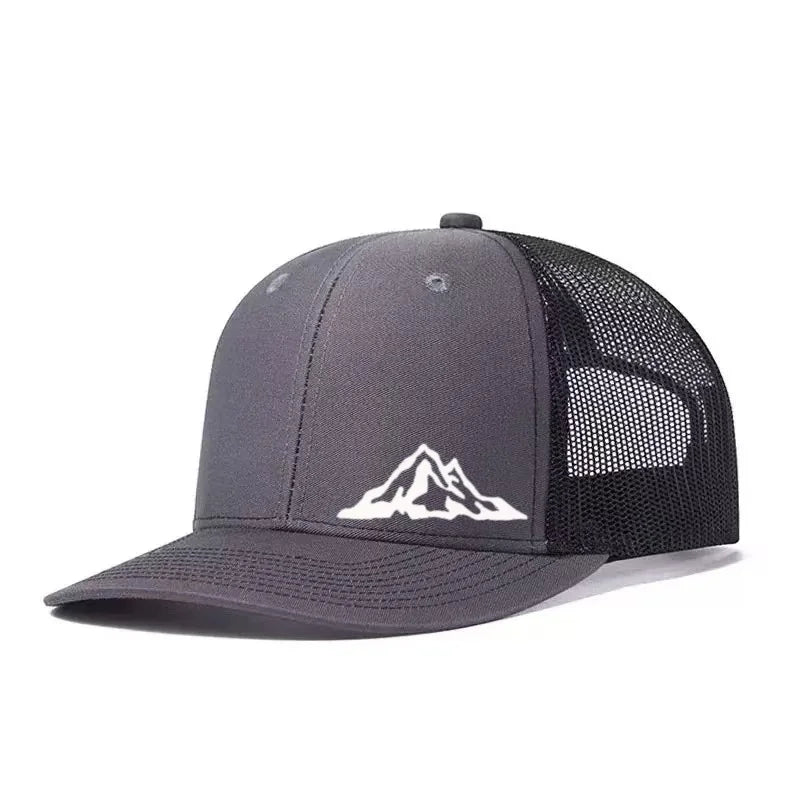 Mountain Range Printed Adjustable Baseball Cap Classic Snapback Dad