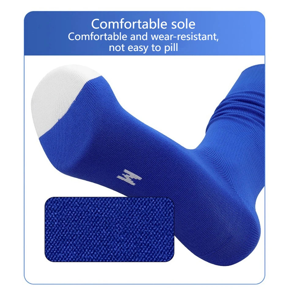 Loogdeel High-Tech Sports Socks Anti-Slip Sweat-Absorbing Long